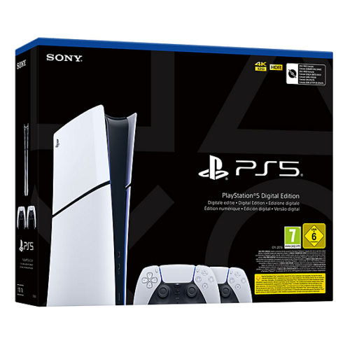 Pack de deux manettes sans fil DualSense™ pour PlayStation®5 Édition numérique (modèle - slim)* – Image 2