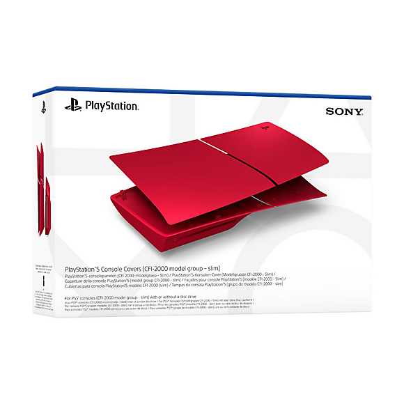 Façades pour console PlayStation®5 (modèle - Slim) – Volcanic Red – Image 4
